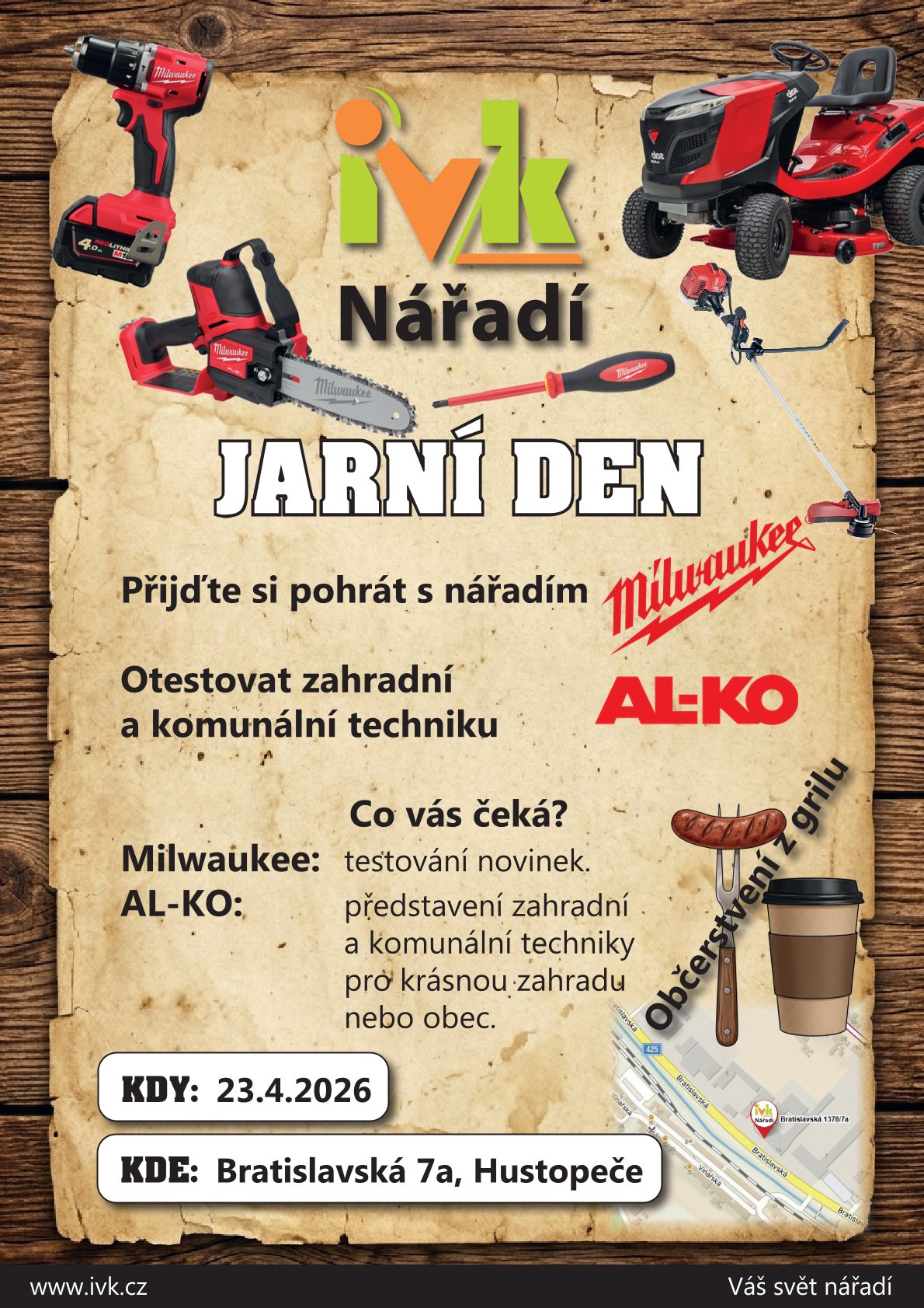 Jarní den IVK Hustopeče 23.4. Přijďte