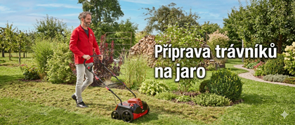 Provzdušnění trávníku